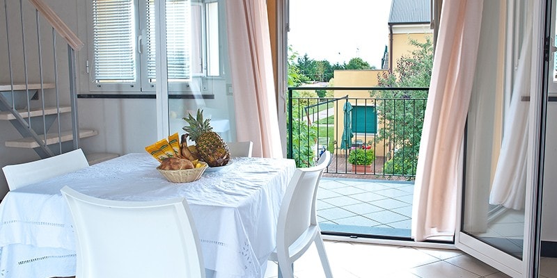 The holiday apartments of the Borgomare Aparthotel in Albenga