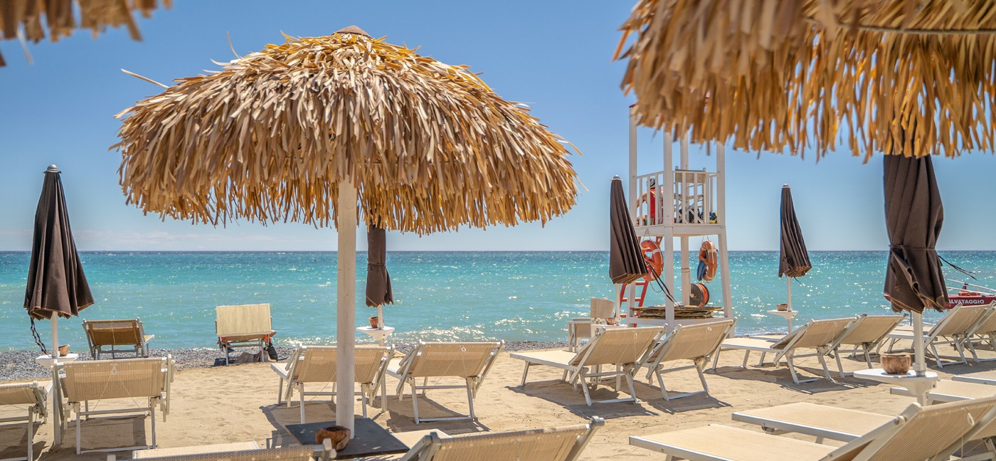La spiaggia del Residence Borgomare